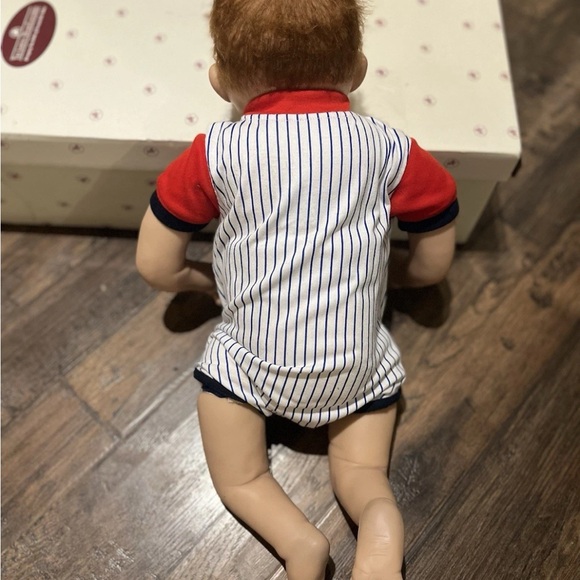 Ashton Drake Michael Little Slugger Silicone Reborn Weighted Baby Doll - Picture 9 of 11